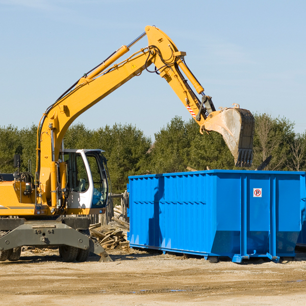 what are the rental fees for a residential dumpster in Lenore